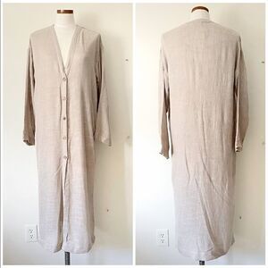 Free People Cardigan Maxi Top with Shorts Set Size SP